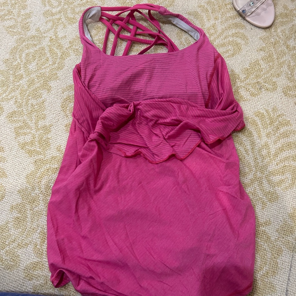 lululemon athletica Pink Strappy Top